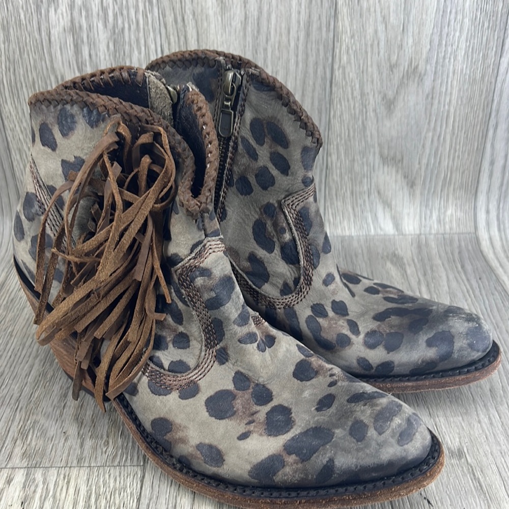 Liberty Chita Fringe Booties